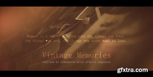 Videohive - Vintage Memories - 18486197