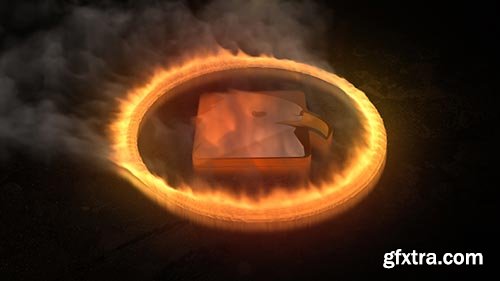 Videohive - Fire Logo Reveal - 18514115