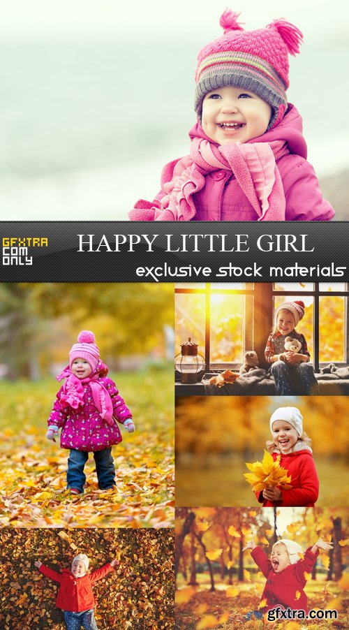 Happy Little Girl - 6 UHQ JPEG