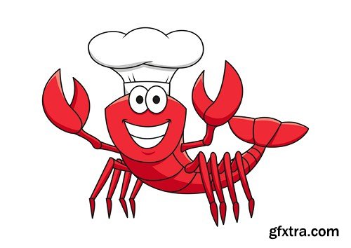 Lobster vector, 11 х EPS