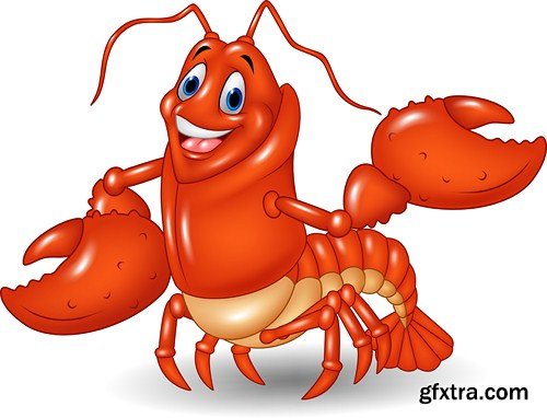 Lobster vector, 11 х EPS