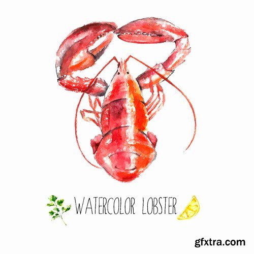 Lobster vector, 11 х EPS