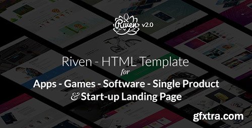 ThemeForest - Riven v1.2 - HTML Template for for App, Game, Single Product Landing Page - 17338134