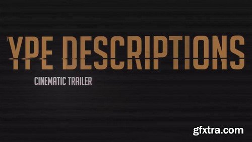 Cinematic Trailer - After Effects Templates