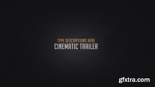 Cinematic Trailer - After Effects Templates