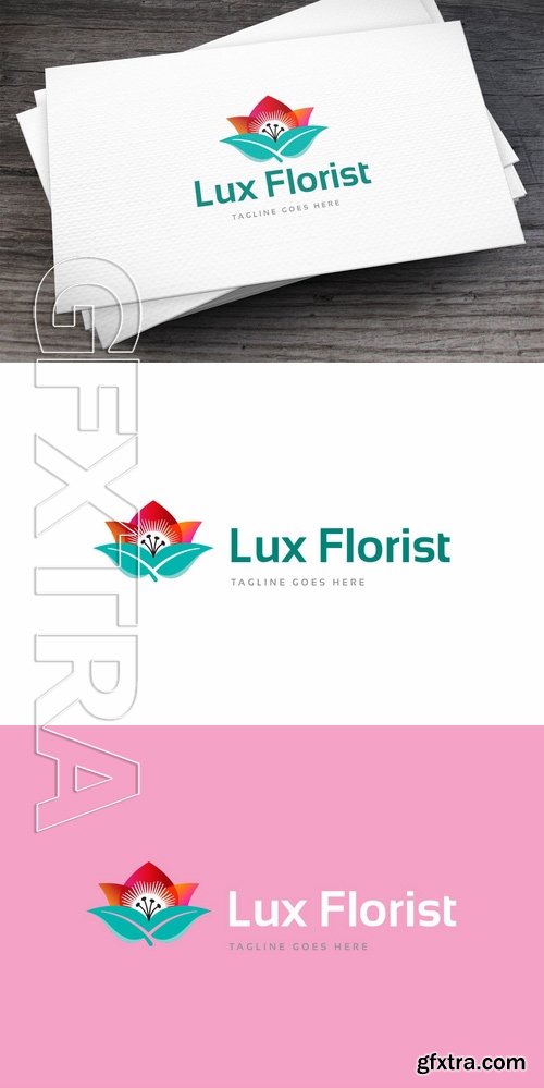 Lux Florist Logo Template