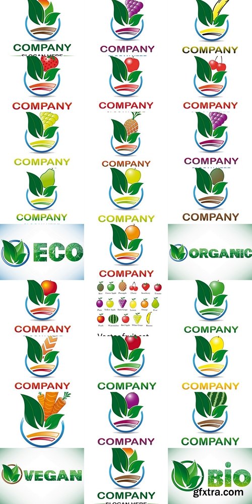 Natural Vegan Organic food label for marketplace 2