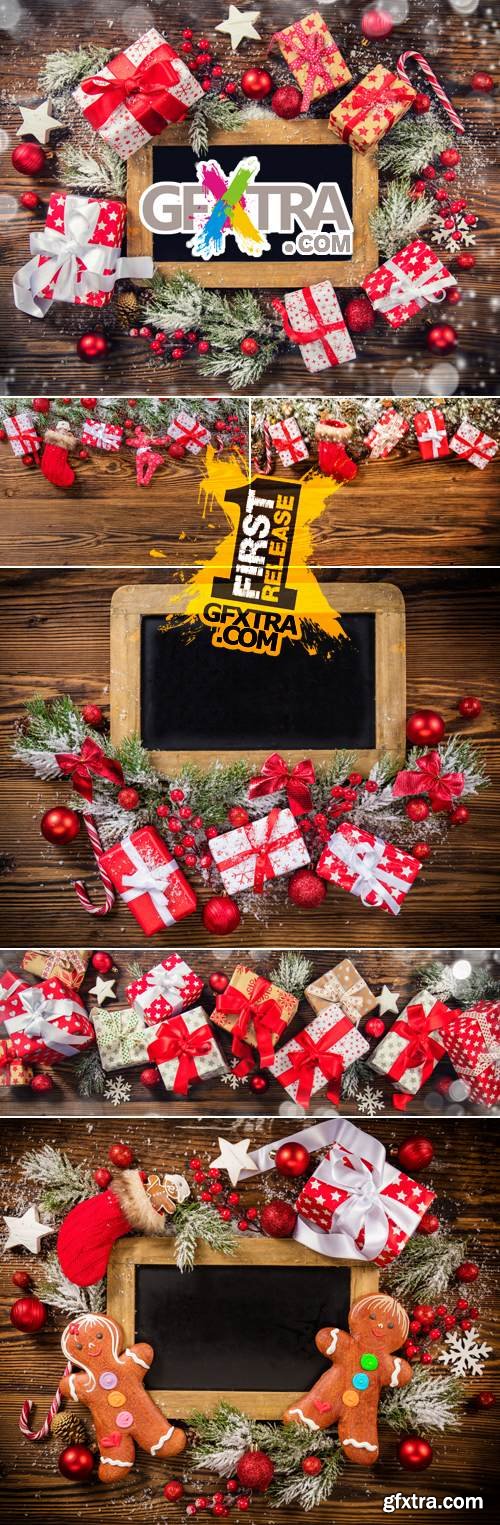 Stock Photo - Christmas Gift Boxes