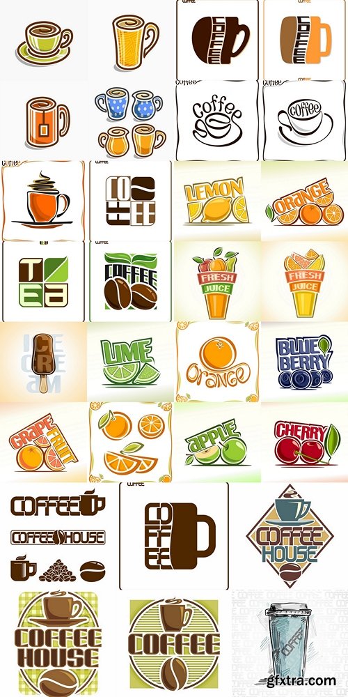 Vector illustration on the theme food & drink 2