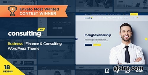 ThemeForest - Consulting v3.5.1 - Business, Finance WordPress Theme - 14740561