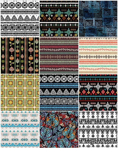 Tribal & Ethnic Ornaments 4 - 24xEPS