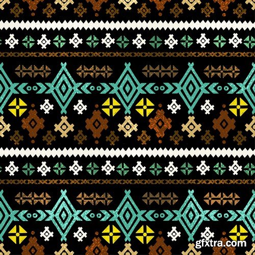 Tribal & Ethnic Ornaments 4 - 24xEPS