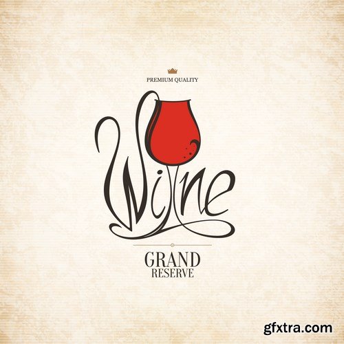 Logos and Labels for Wines - 26xEPS