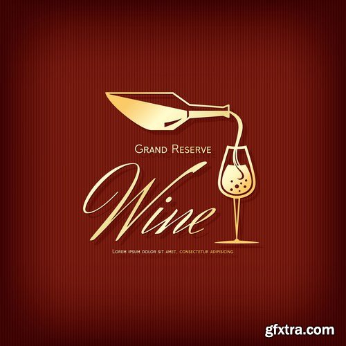 Logos and Labels for Wines - 26xEPS