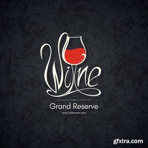 Logos and Labels for Wines - 26xEPS