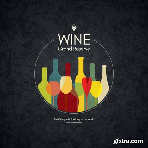 Logos and Labels for Wines - 26xEPS