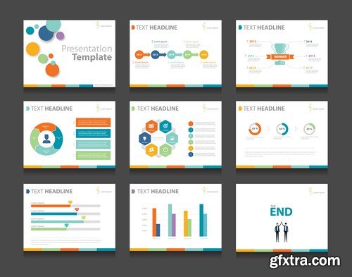 Corporate Presentation & Polygon Infographic 2 - 20xEPS