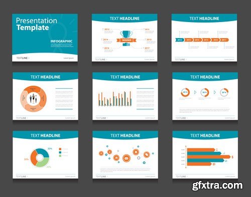 Corporate Presentation & Polygon Infographic 2 - 20xEPS