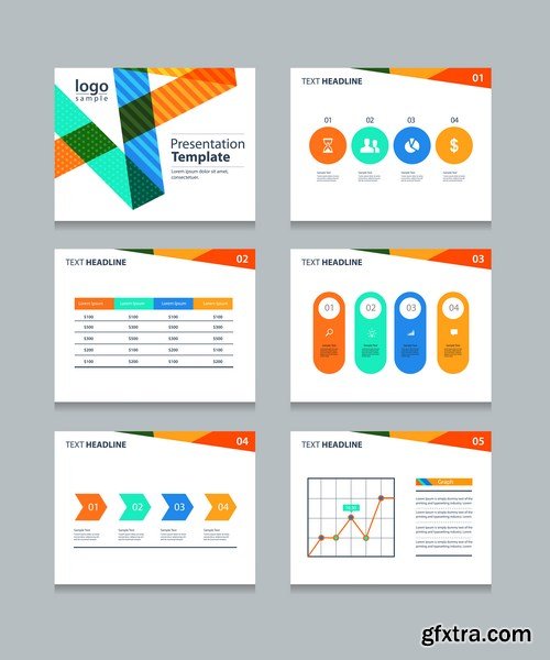 Corporate Presentation & Polygon Infographic 2 - 20xEPS