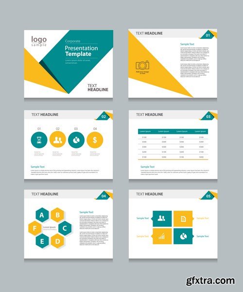 Corporate Presentation & Polygon Infographic 2 - 20xEPS