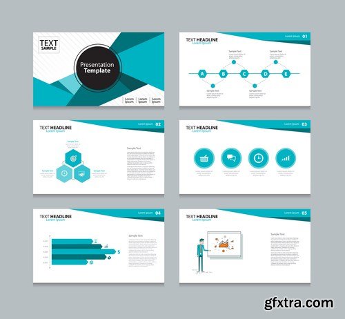 Corporate Presentation & Polygon Infographic 2 - 20xEPS