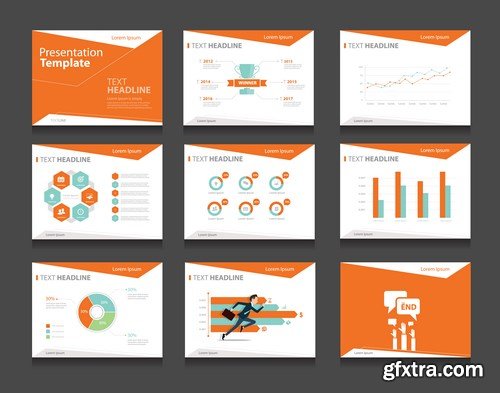 Corporate Presentation & Polygon Infographic 2 - 20xEPS