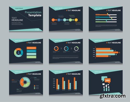 Corporate Presentation & Polygon Infographic 2 - 20xEPS