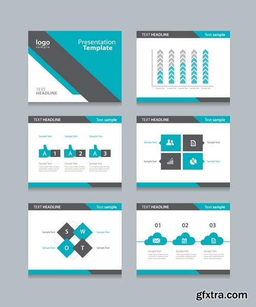 Corporate Presentation & Polygon Infographic 2 - 20xEPS