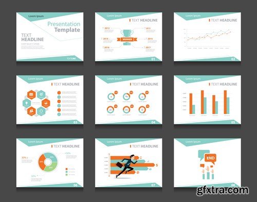 Corporate Presentation & Polygon Infographic 2 - 20xEPS