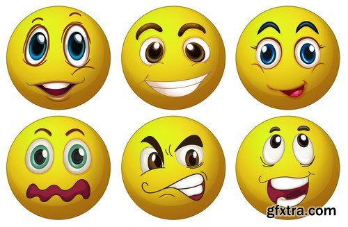 Cartoon Expressions & Emotions 2 - 20xEPS