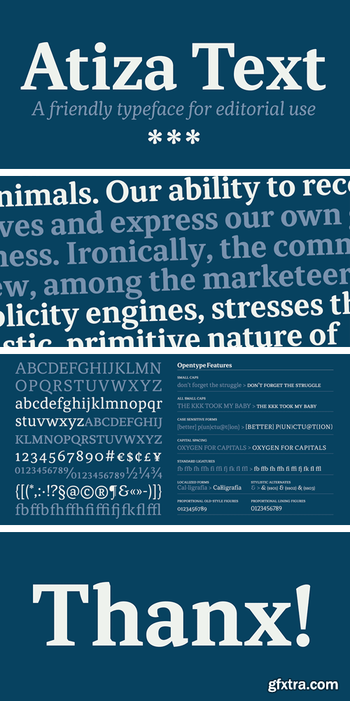 Atiza Text Font Family