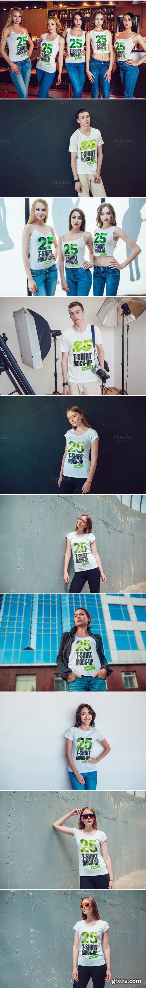 CM - 25 T-Shirts Mock-Up (Part 3) 862691