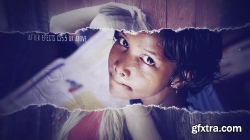 Paper Torn Slideshow - After Effects Templates