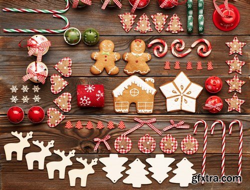 Christmas Sweets & Decorations 2 - 26xUHQ JPEG Photo Stock