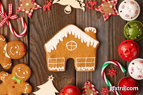 Christmas Sweets & Decorations 2 - 26xUHQ JPEG Photo Stock