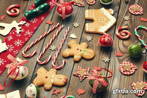 Christmas Sweets & Decorations 2 - 26xUHQ JPEG Photo Stock