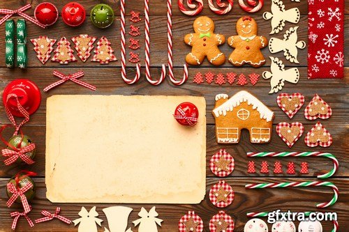 Christmas Sweets & Decorations 2 - 26xUHQ JPEG Photo Stock