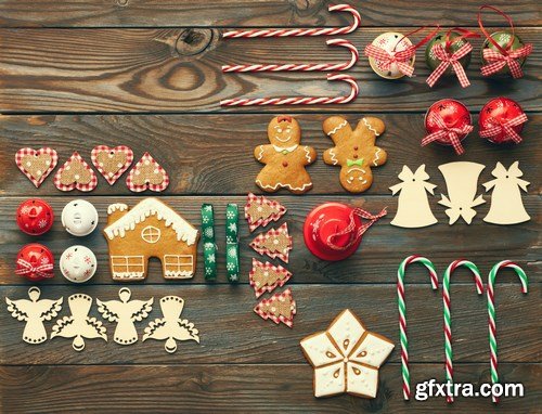 Christmas Sweets & Decorations 2 - 26xUHQ JPEG Photo Stock