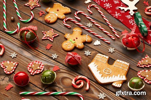 Christmas Sweets & Decorations 2 - 26xUHQ JPEG Photo Stock