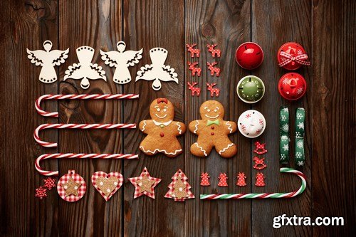 Christmas Sweets & Decorations 2 - 26xUHQ JPEG Photo Stock