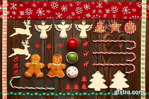 Christmas Sweets & Decorations 2 - 26xUHQ JPEG Photo Stock