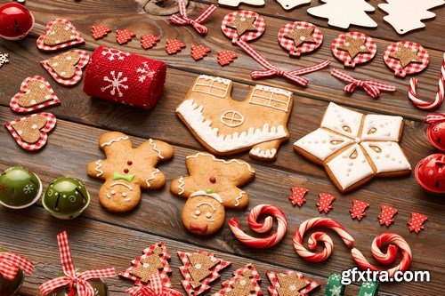 Christmas Sweets & Decorations 2 - 26xUHQ JPEG Photo Stock