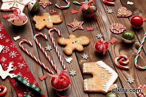 Christmas Sweets & Decorations 2 - 26xUHQ JPEG Photo Stock