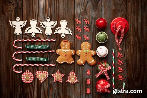 Christmas Sweets & Decorations 2 - 26xUHQ JPEG Photo Stock