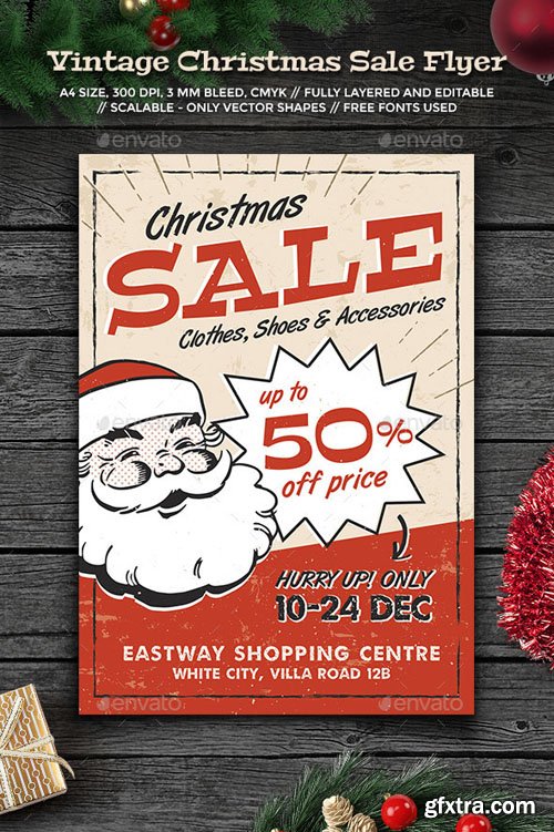 GR - Vintage Christmas Sale Flyer 13706714