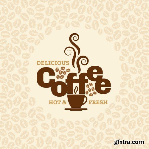 Coffee Design Template - 9 EPS