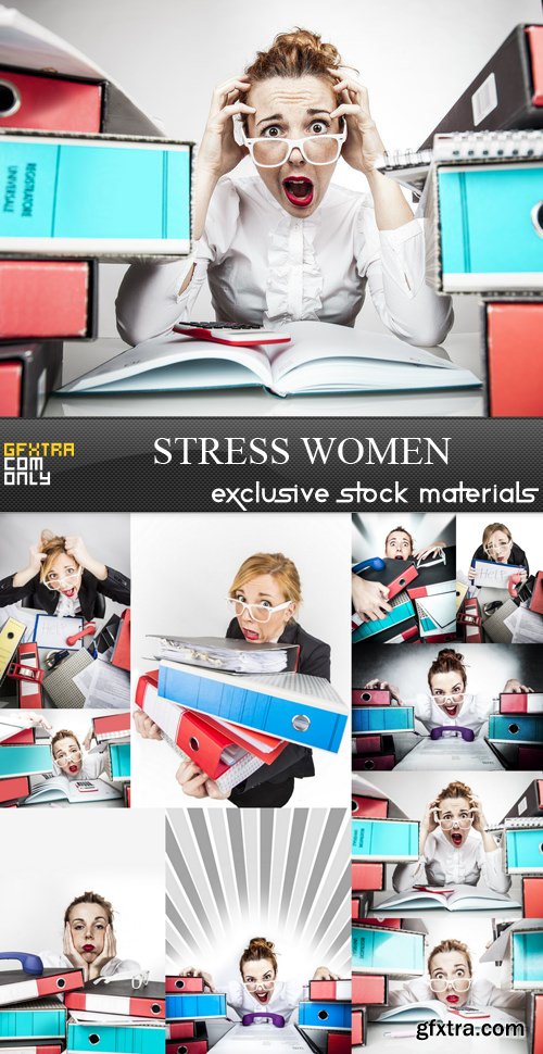 Stress Women - 10 UHQ JPEG