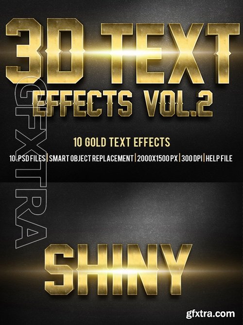 GraphicRiver - 3D Text Effects Vol 2 16018947