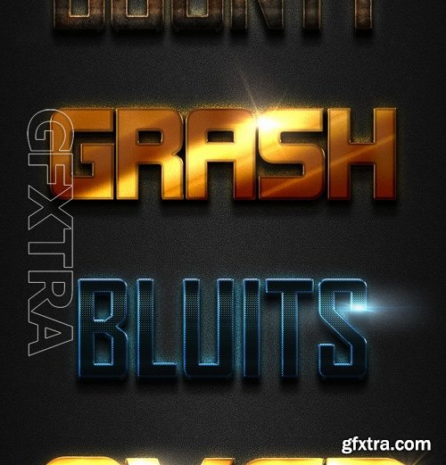 GraphicRiver - 3D Photoshop Text Effects Vol1 16536680