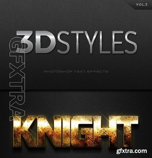 GraphicRiver - 3D Photoshop Text Effects Vol3 16562410